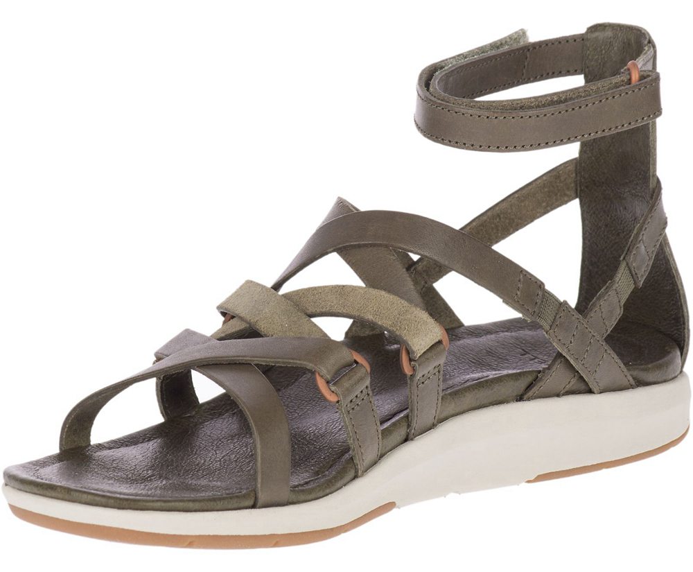 Merrell Sandaler Dame - Kalari Shaw Mid - Olivengrøn - HFR159802